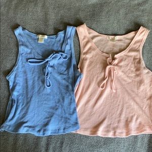 2 tank tops size medium